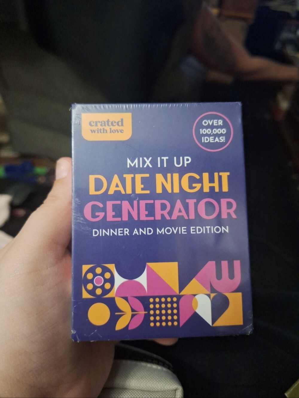 Crated With Love Mix It Up Date Night Generator Game Dinner Movie Edition Sealed